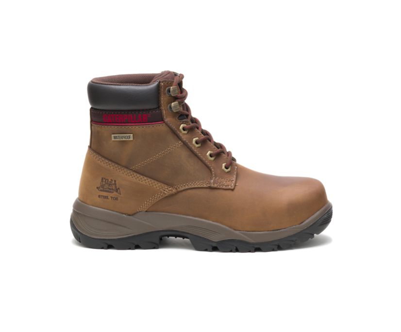 Caterpillar Dryverse 6 Waterproof Steel Toe - Mørke Brune Vernestøvler Dame - Norge ( UMVZK-9530 )